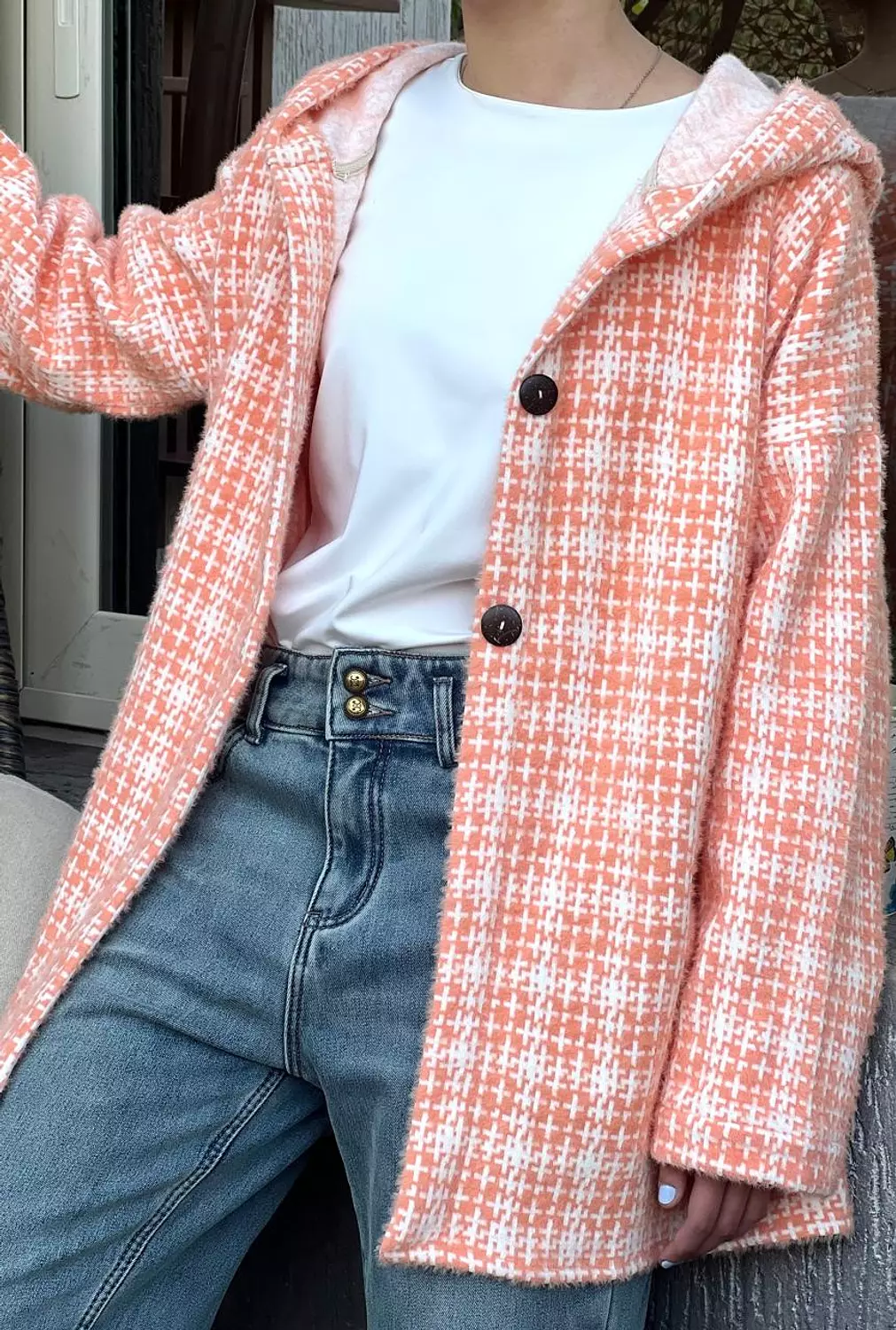 Wool orange jacket 4