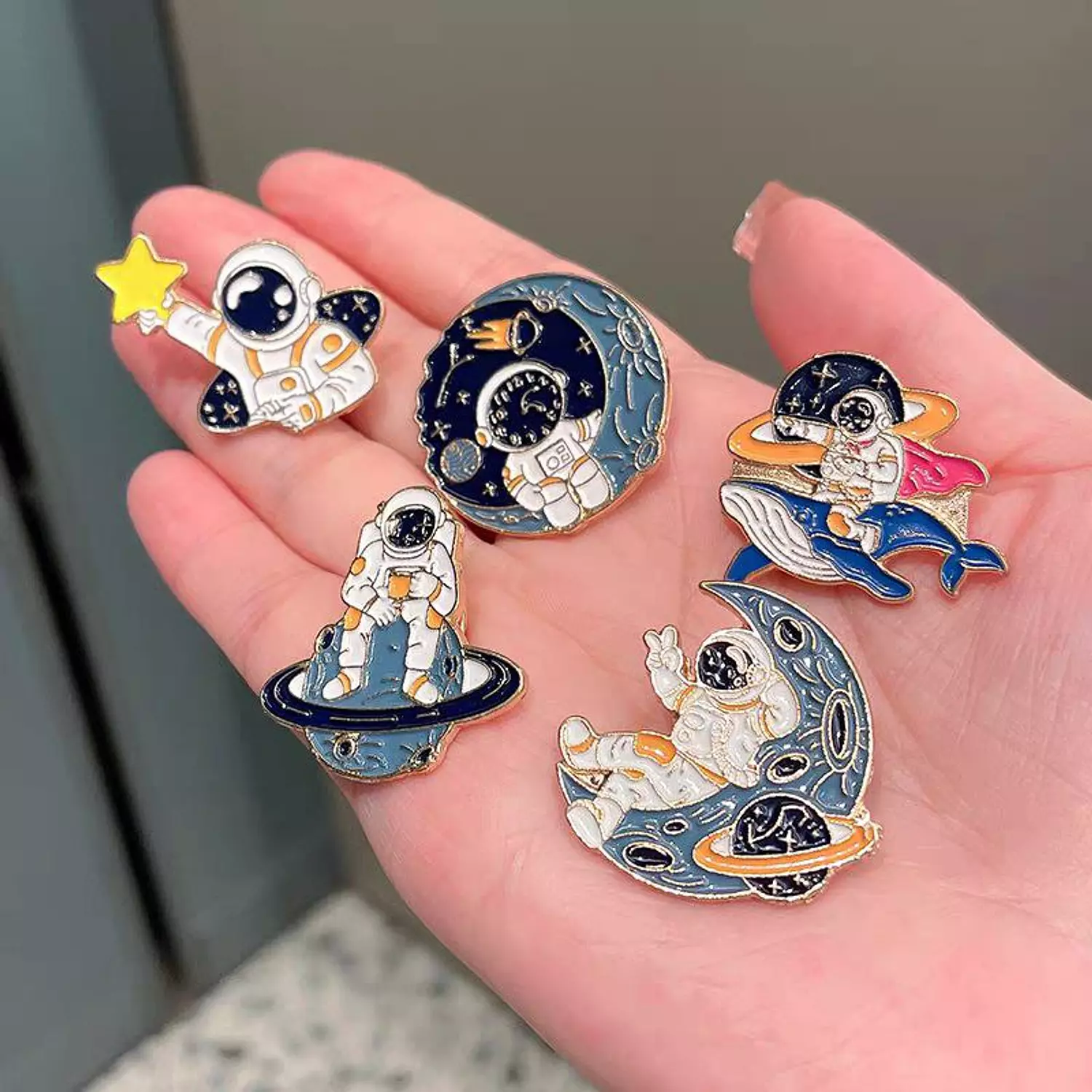 Space Metal Pin image