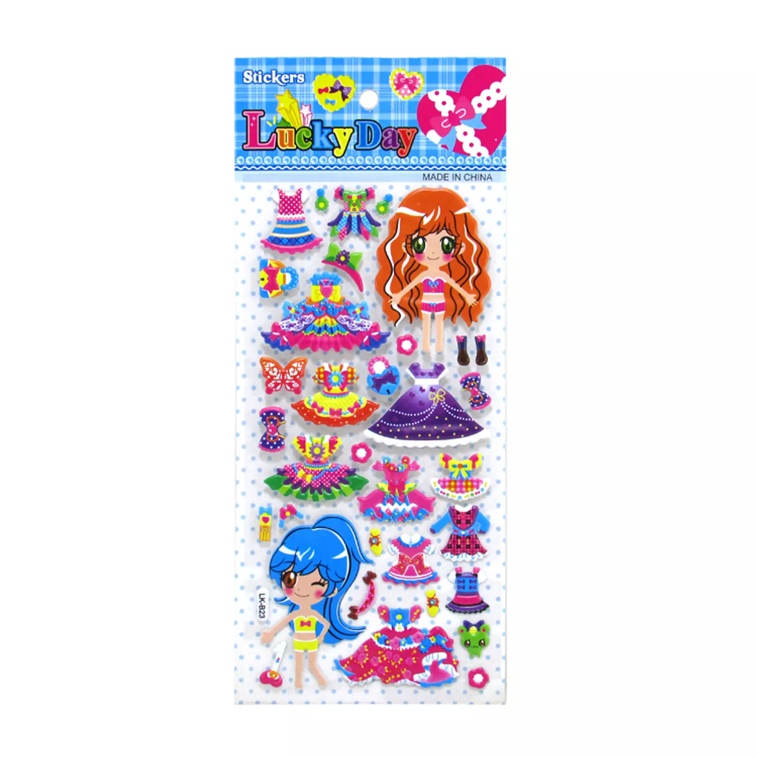 Stickers sheet 19*9.5 cm   2