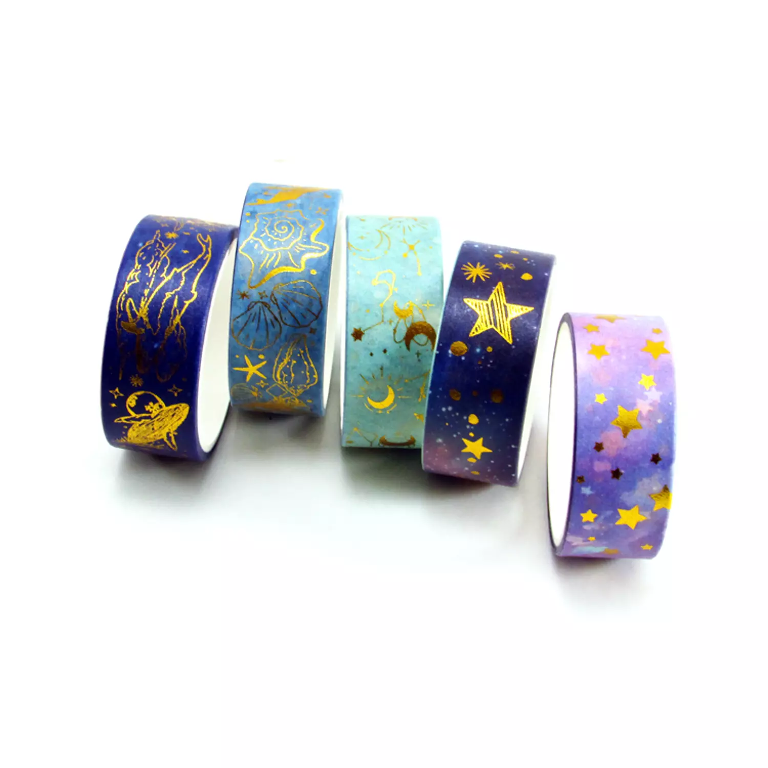 4 Rolls Washi tape set - Star Fantasy 2
