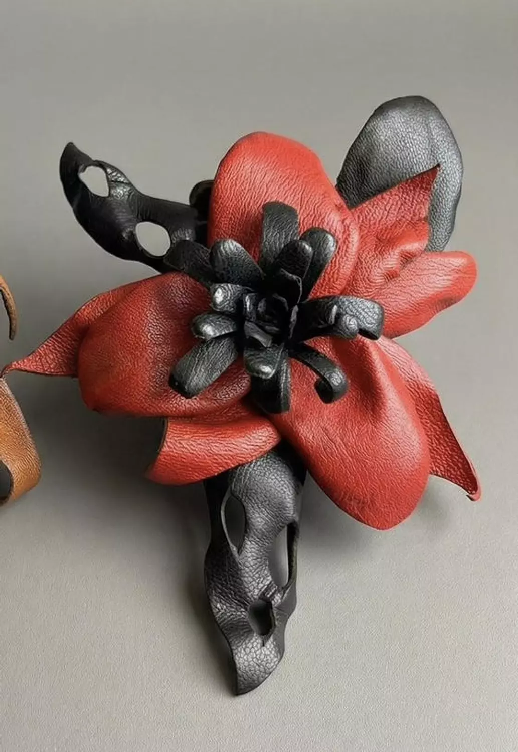 “Abstract Petal” hand-made brooch by Heba Gamal image