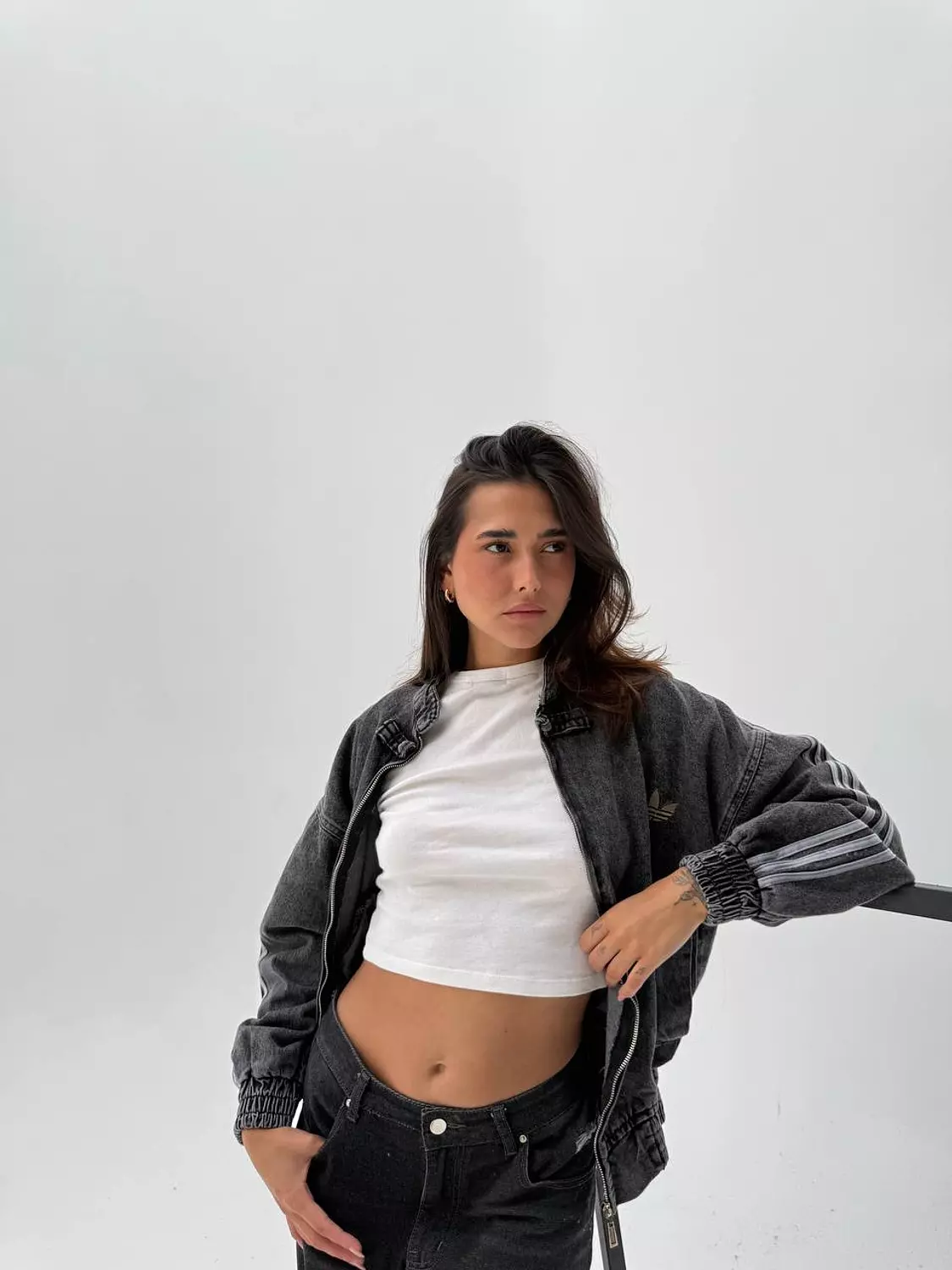 Three Lines Denim Jacket  1