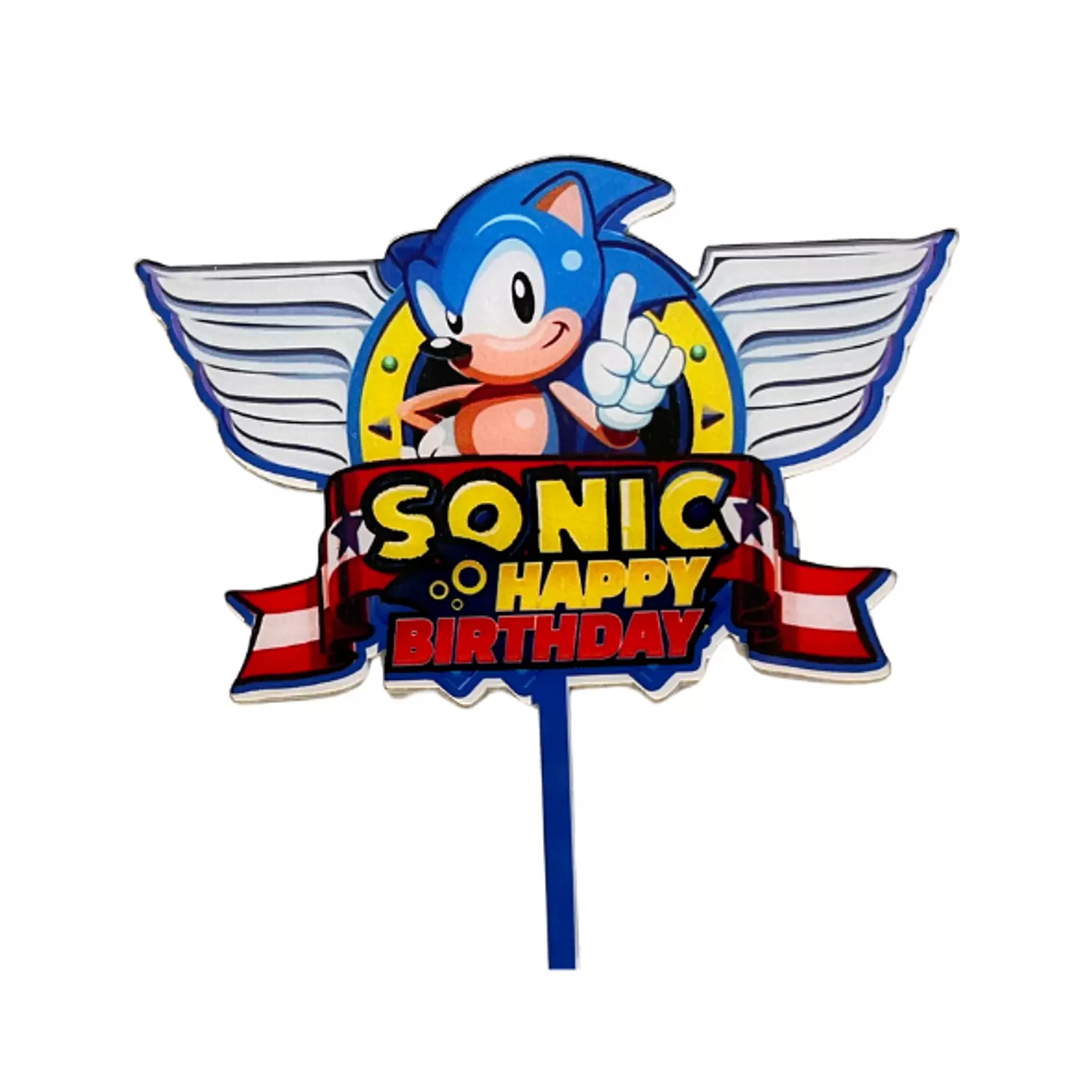 Sonic Cake Topper