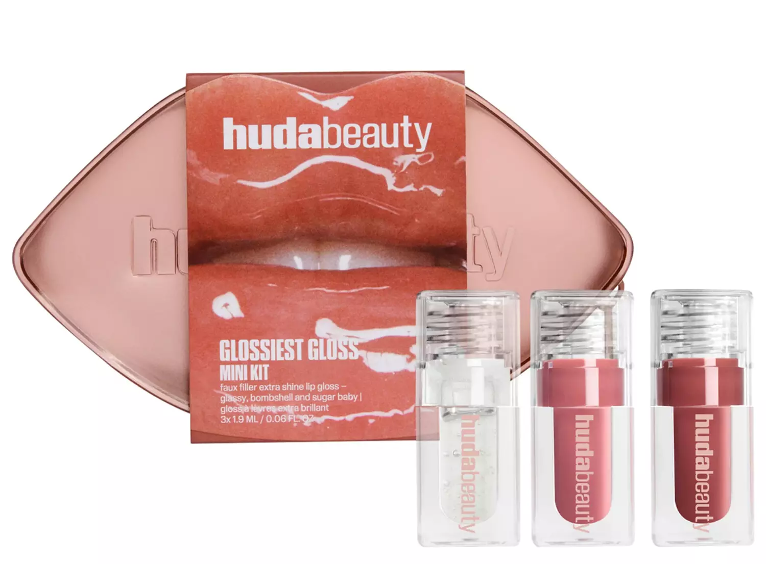 HUDA BEAUTY  Mini Glossiest Lip Gloss Set