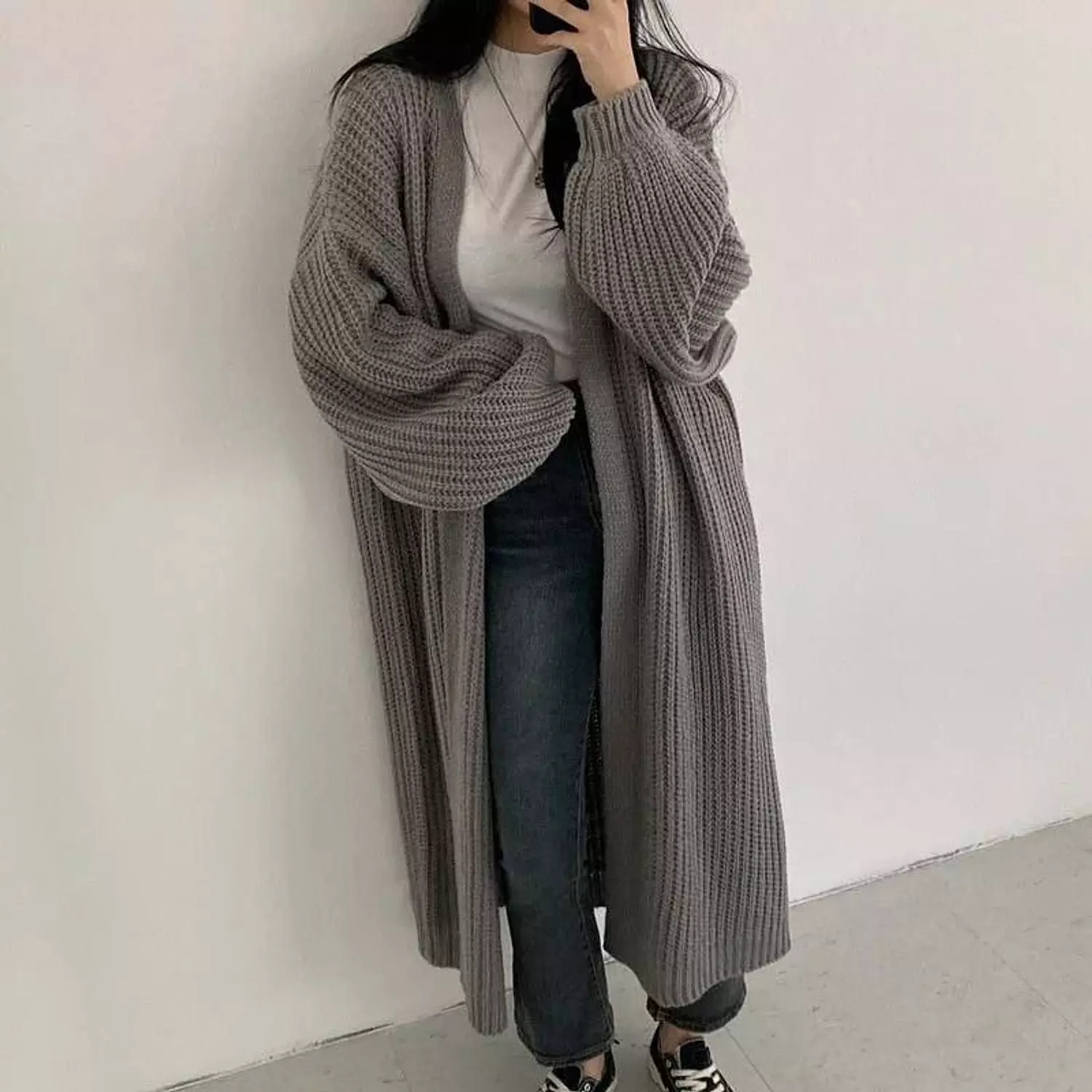 Long trico cardigan  image