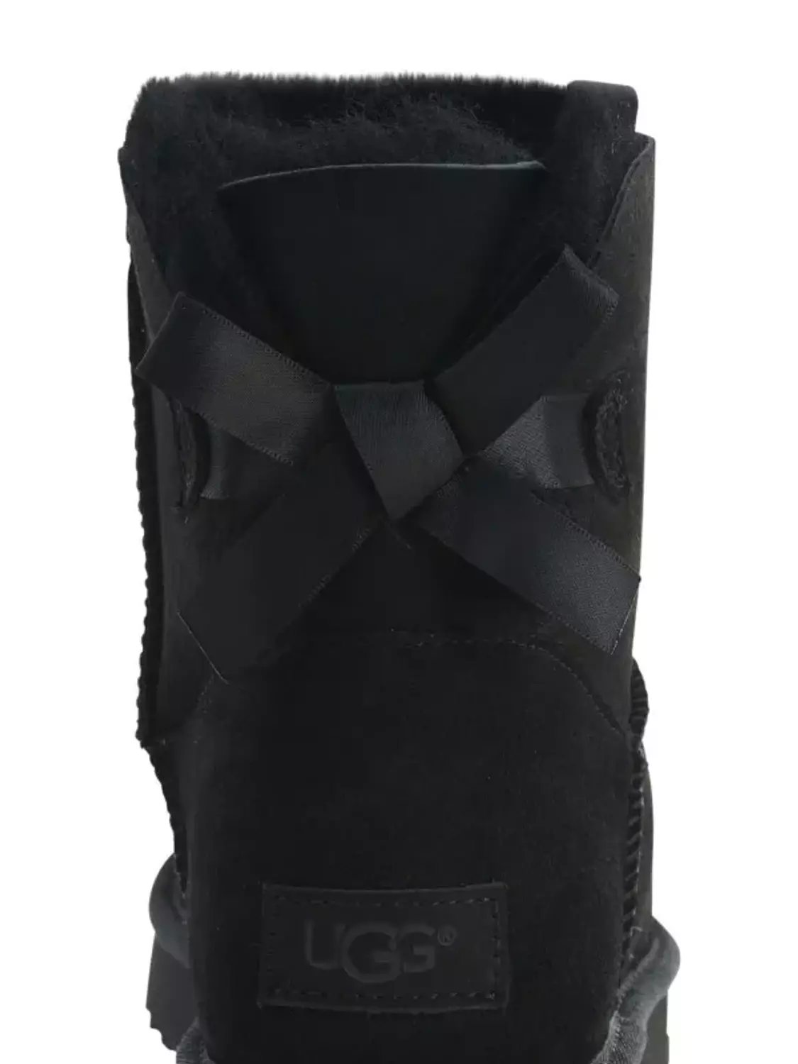UGG Mini Bailey Bow II Boots Black  1
