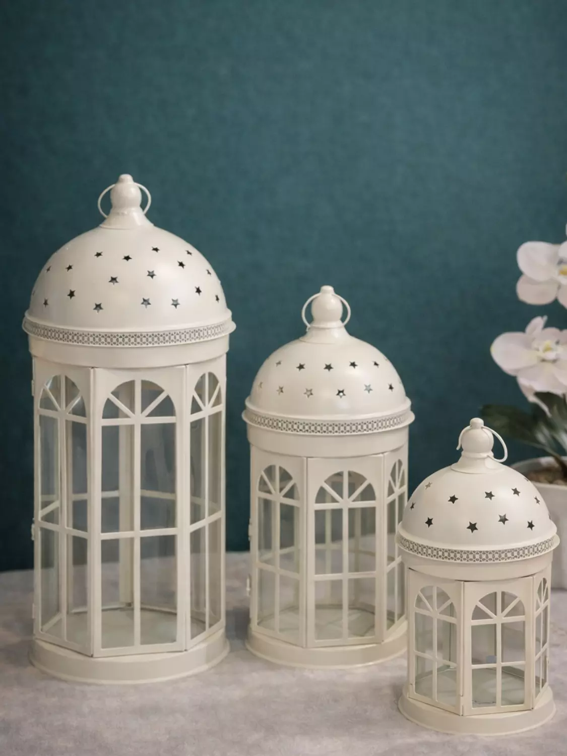 Decorative Metal Home Lantern – Candle Holder image