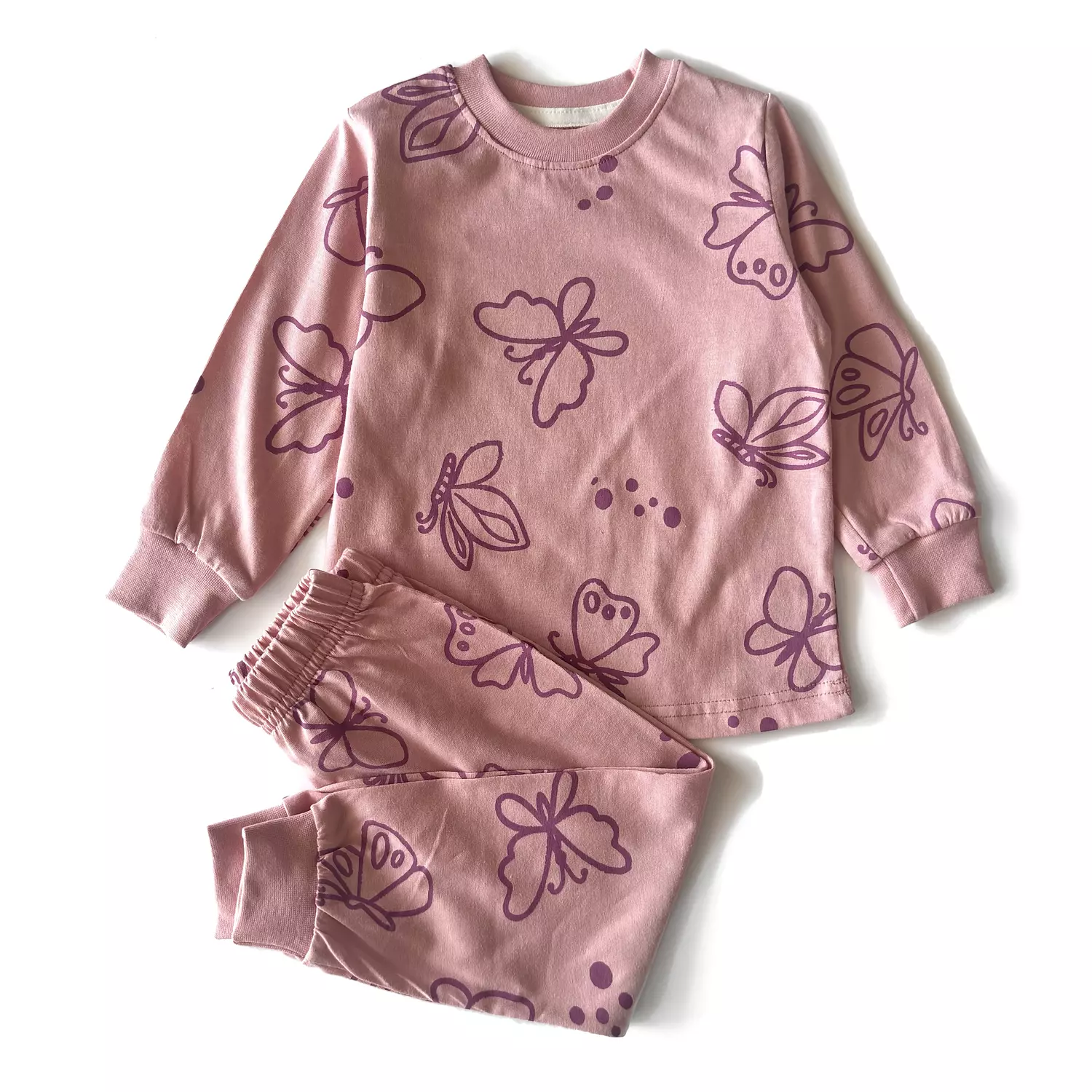Butterfly Pattern Cotton PJs