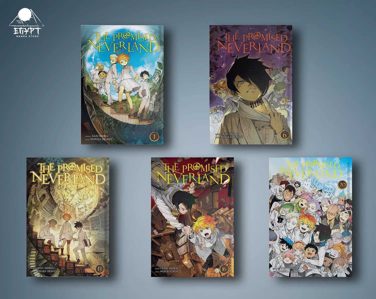 The Promised Neverland (full set 20 volumes)