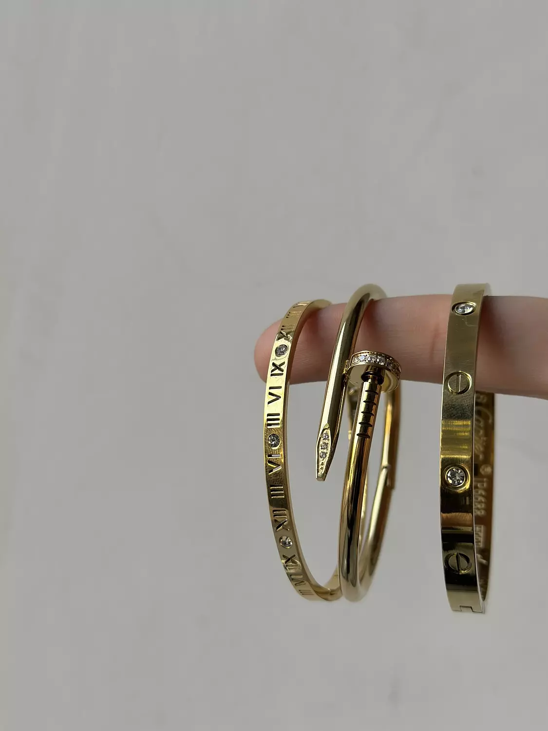 Three bracelets stack image