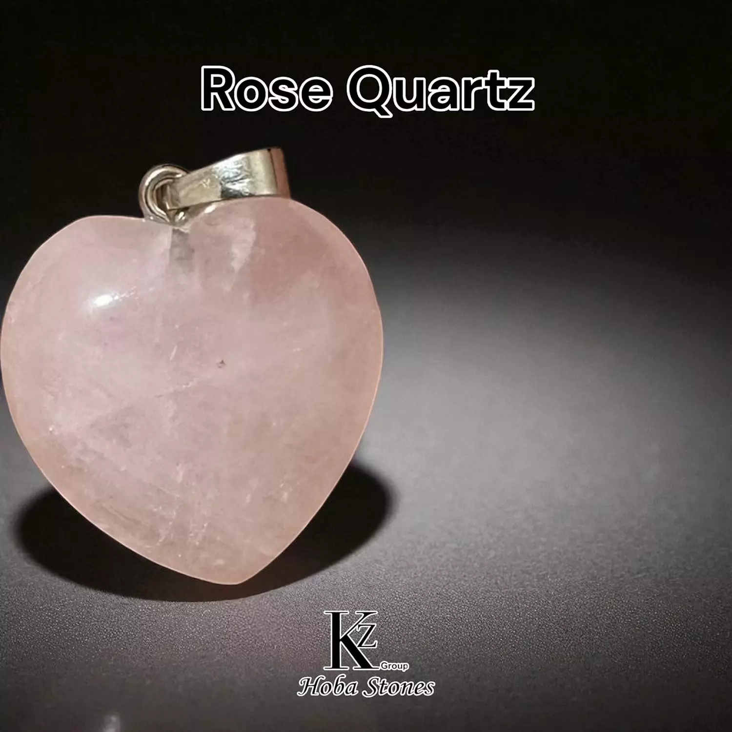 Rose quartz pendant  image