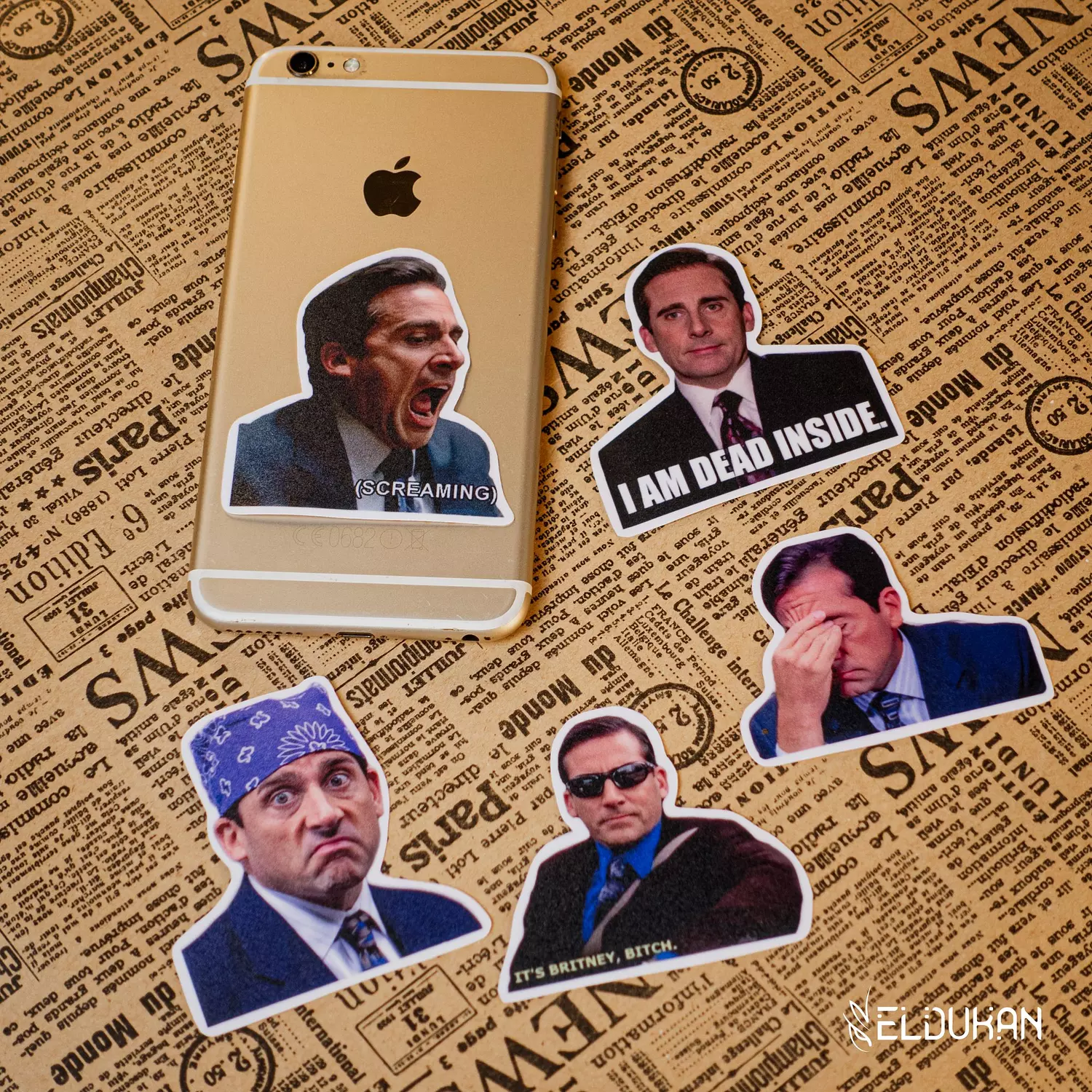 The office sticker package