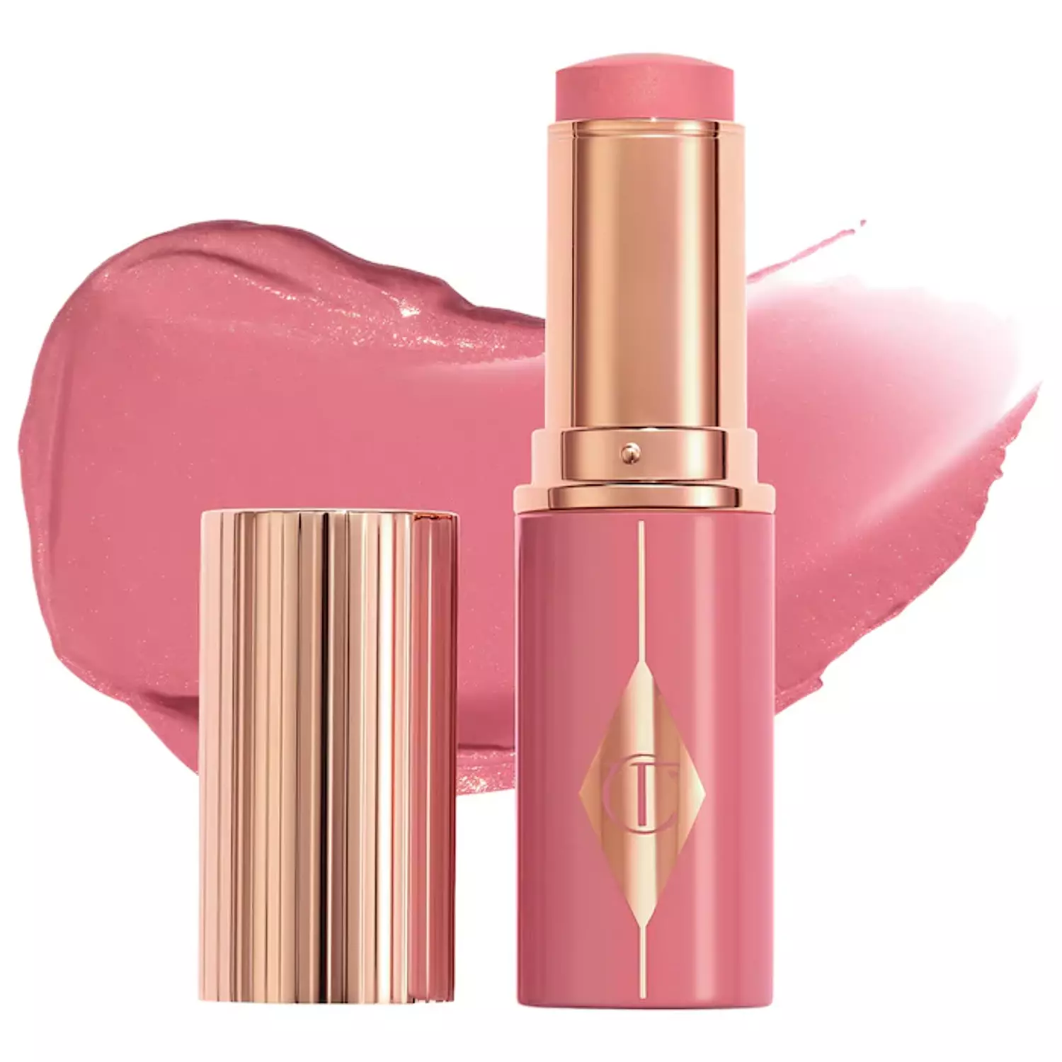 Unreal Lip + Cheek Glow Blush Stick with Hyaluronic Acid image