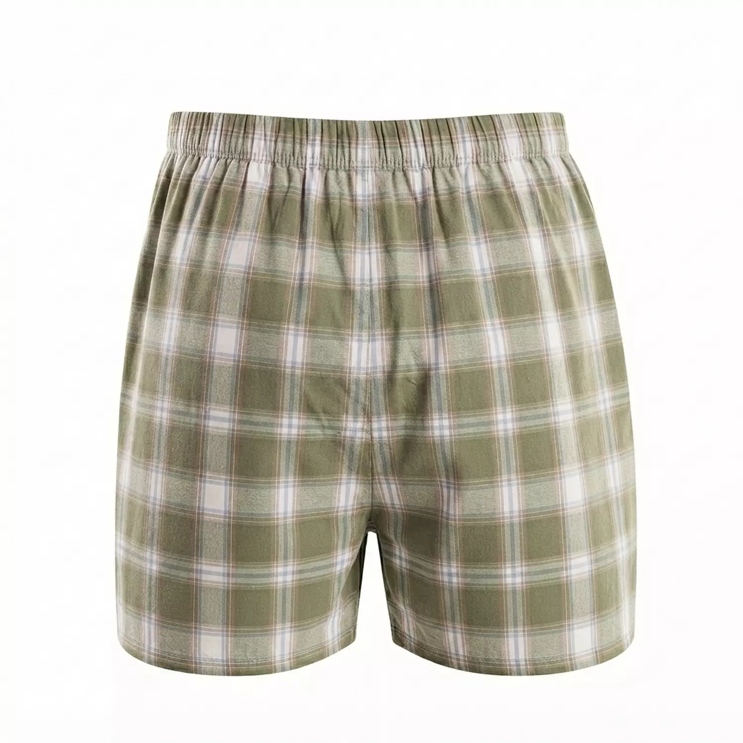 Men's Plaid Boxer - 4333 - Dark Green hover image