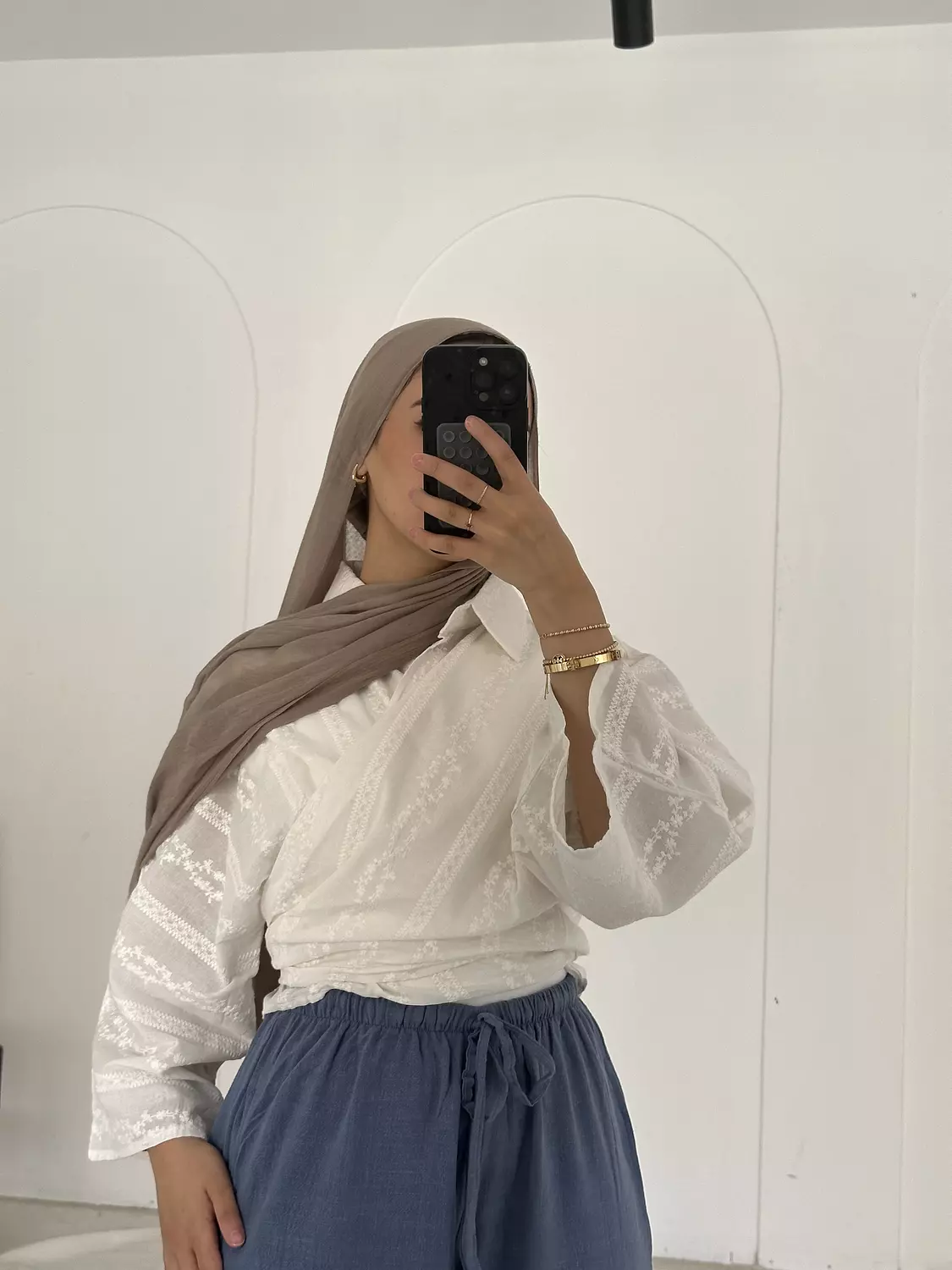 Embroidered Tie Top 2