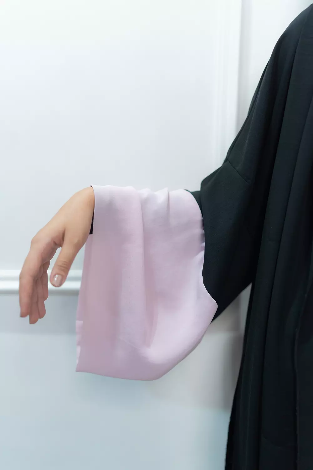 Black Pink Abaya hover image
