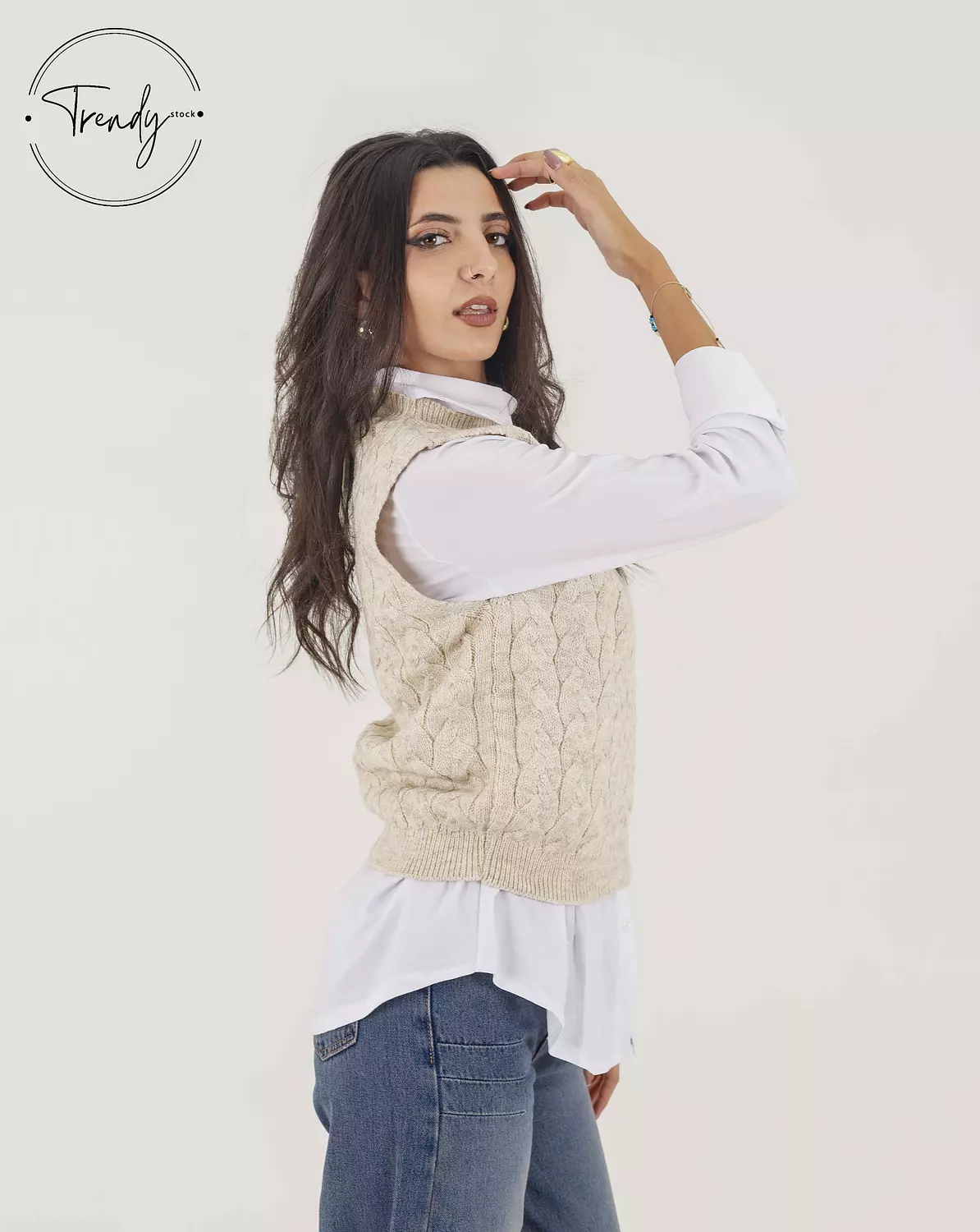 Vest Knit Sleevless Pullover 2