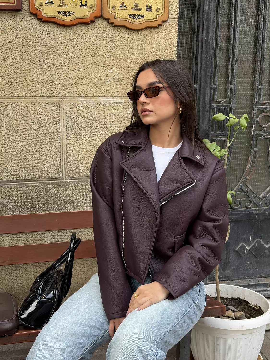 Loose Zipper Leather Jacket 15