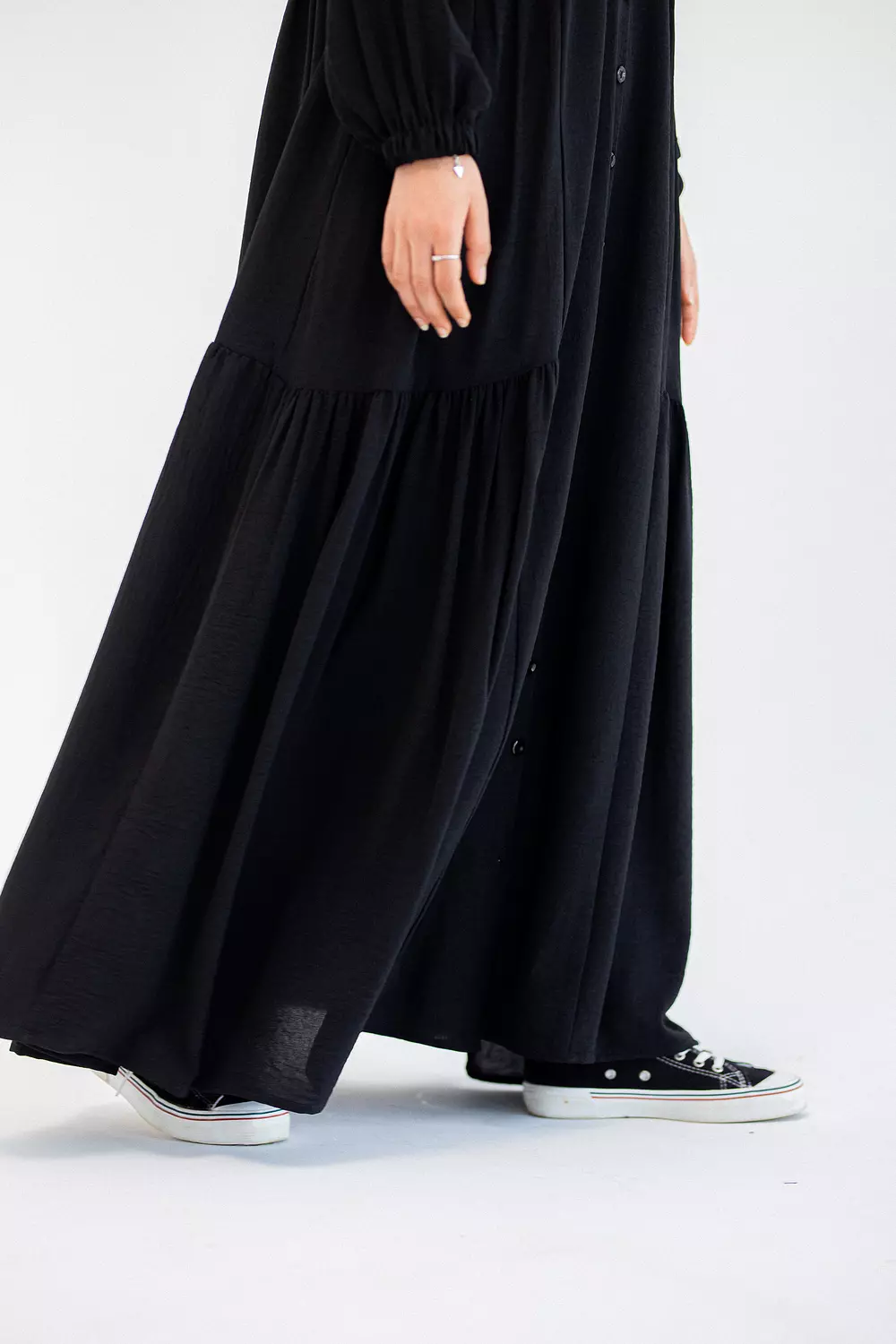 Black loose Dress 3