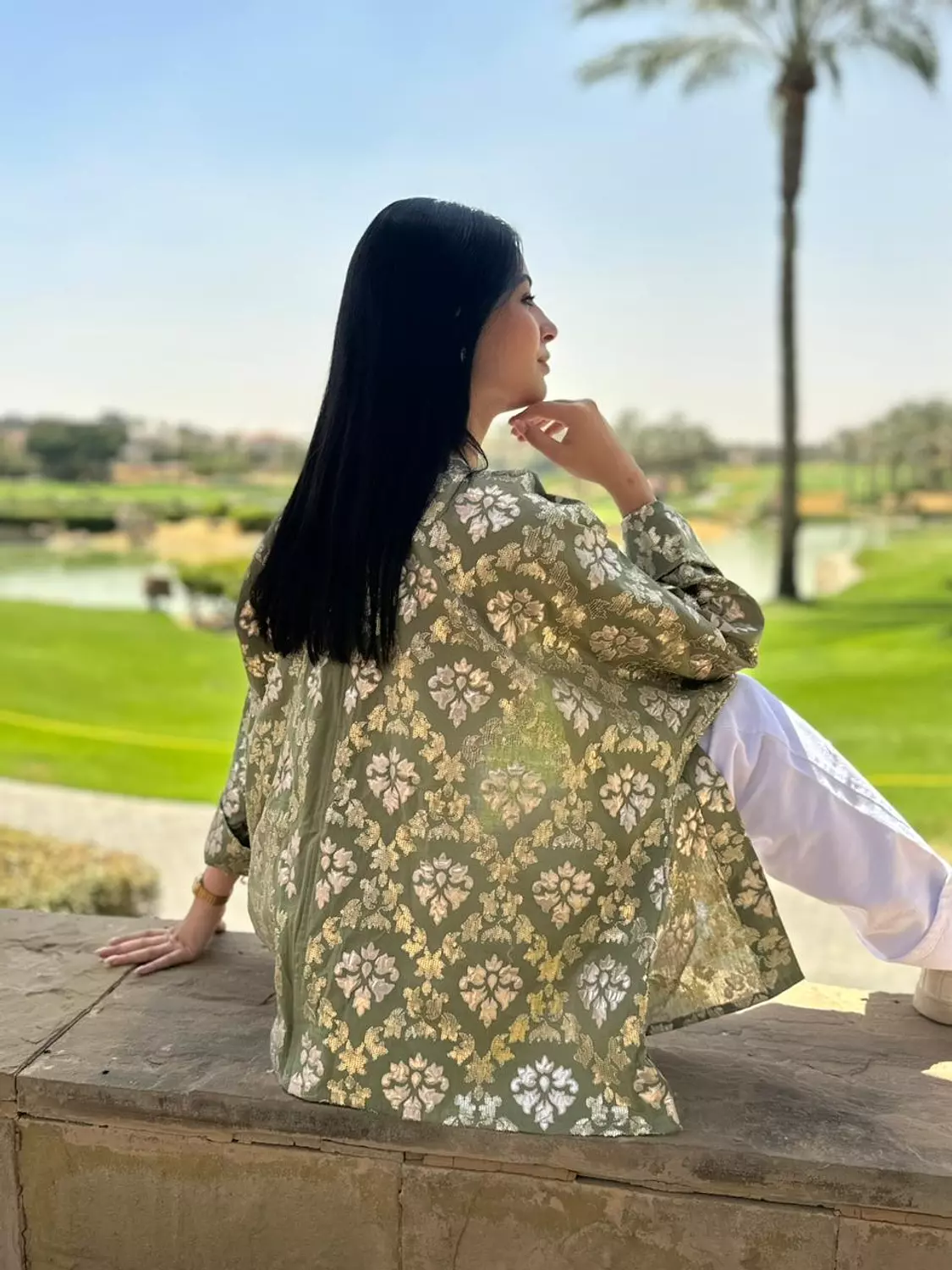 Majda green jacket  4