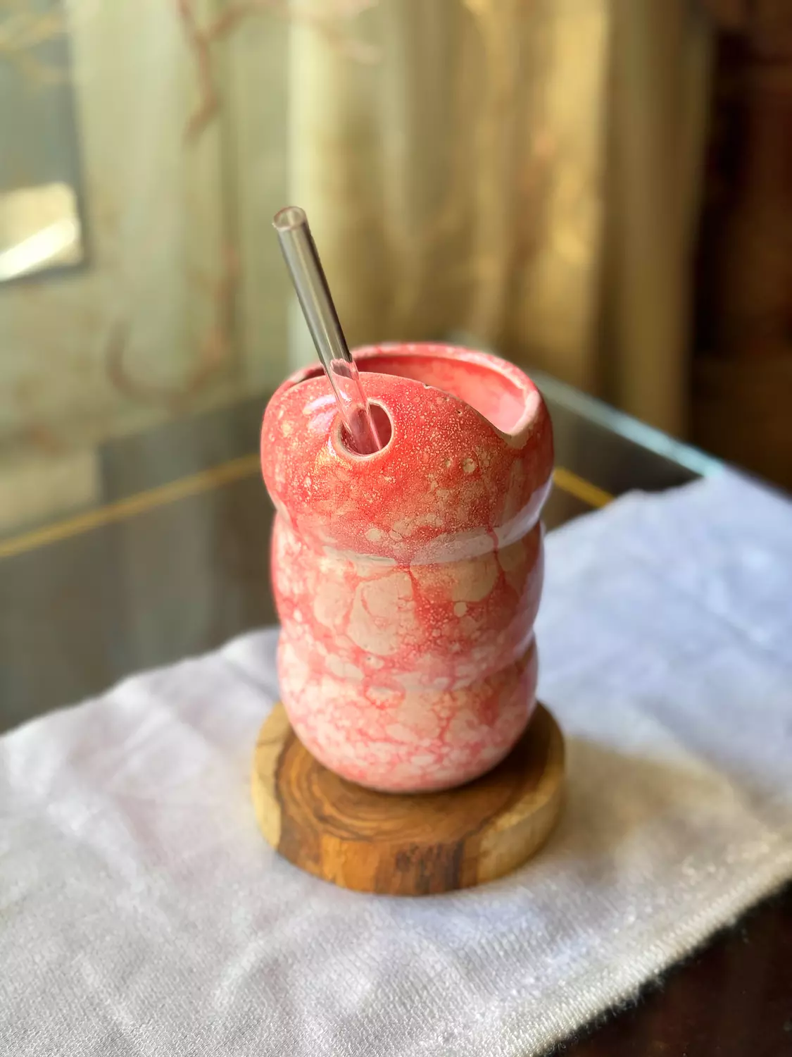 Bubbles Pink cup image