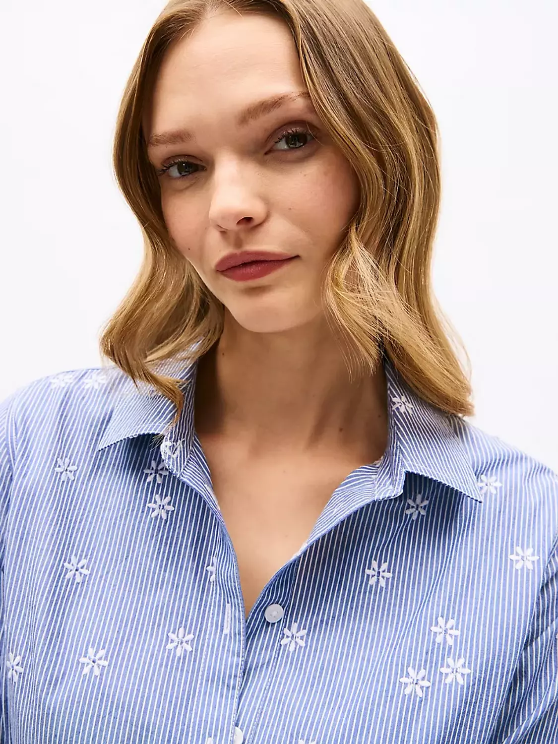 Flower stripe ShirtDress 2