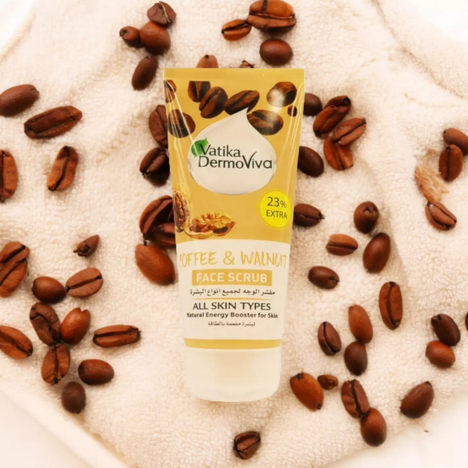 Vatika Dermoviva Energizing Face Scrub with Coffee - 150 ml image