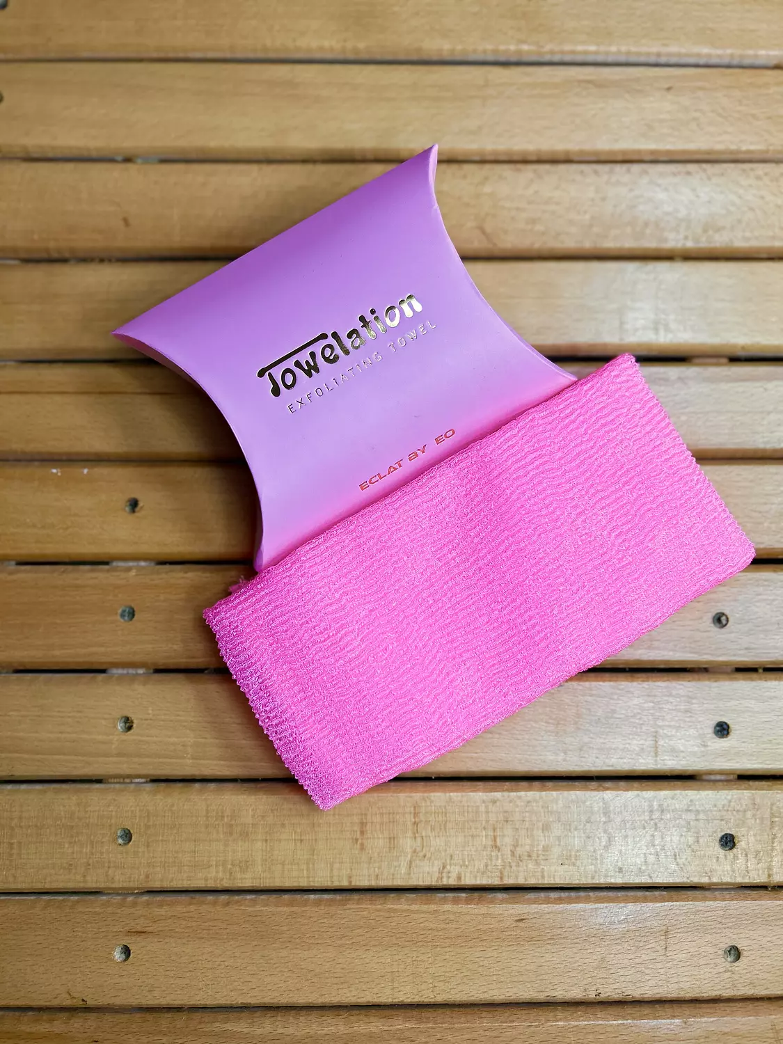  Pink Exfoliating towel image
