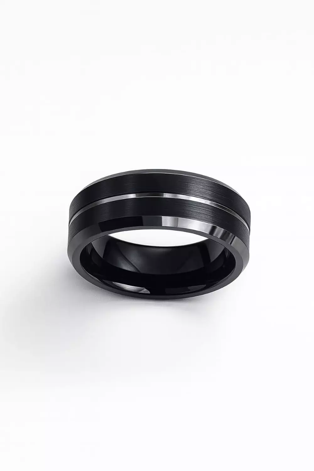 Tungsten with two shiny silver lines 1