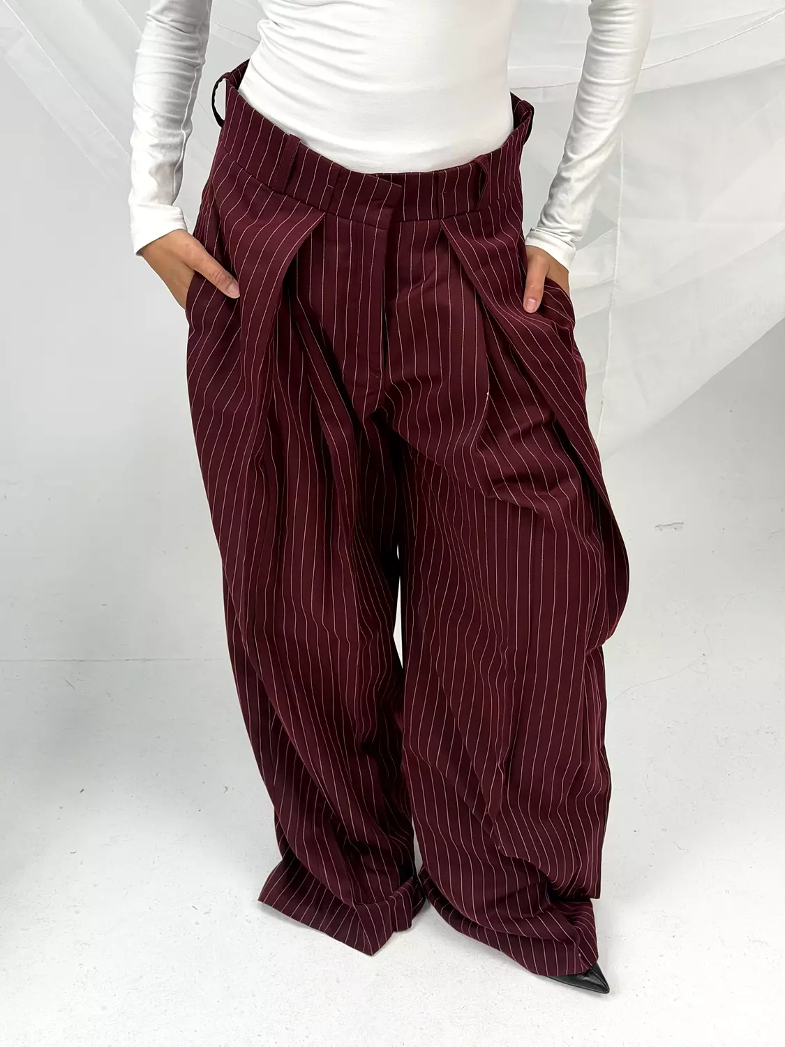 Stripped Tailored Pants 5