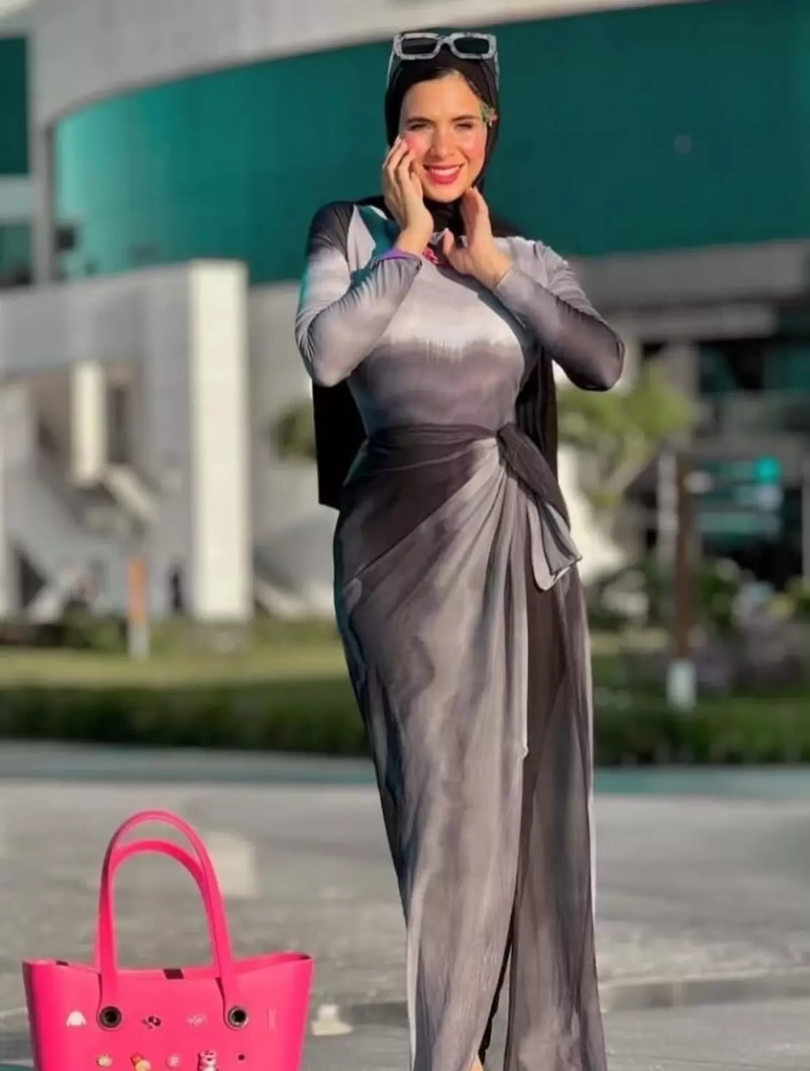 Gray degrade burkini  image