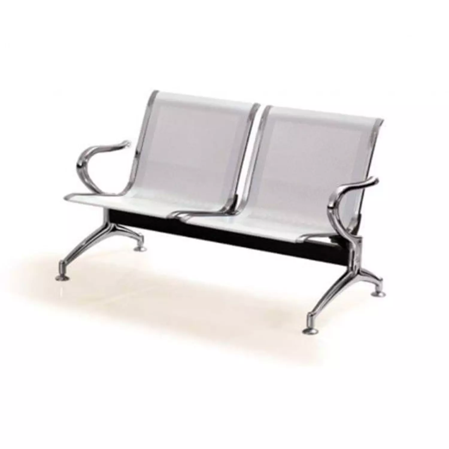 Flash silver 2-seater airport sofa image