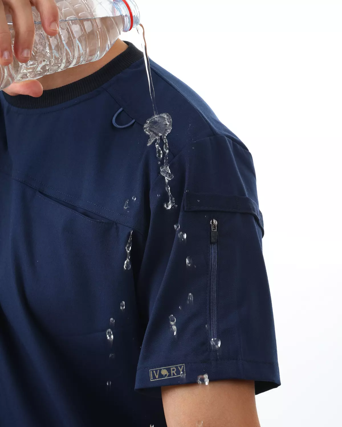 Dark Blue Sporty Scrub 1