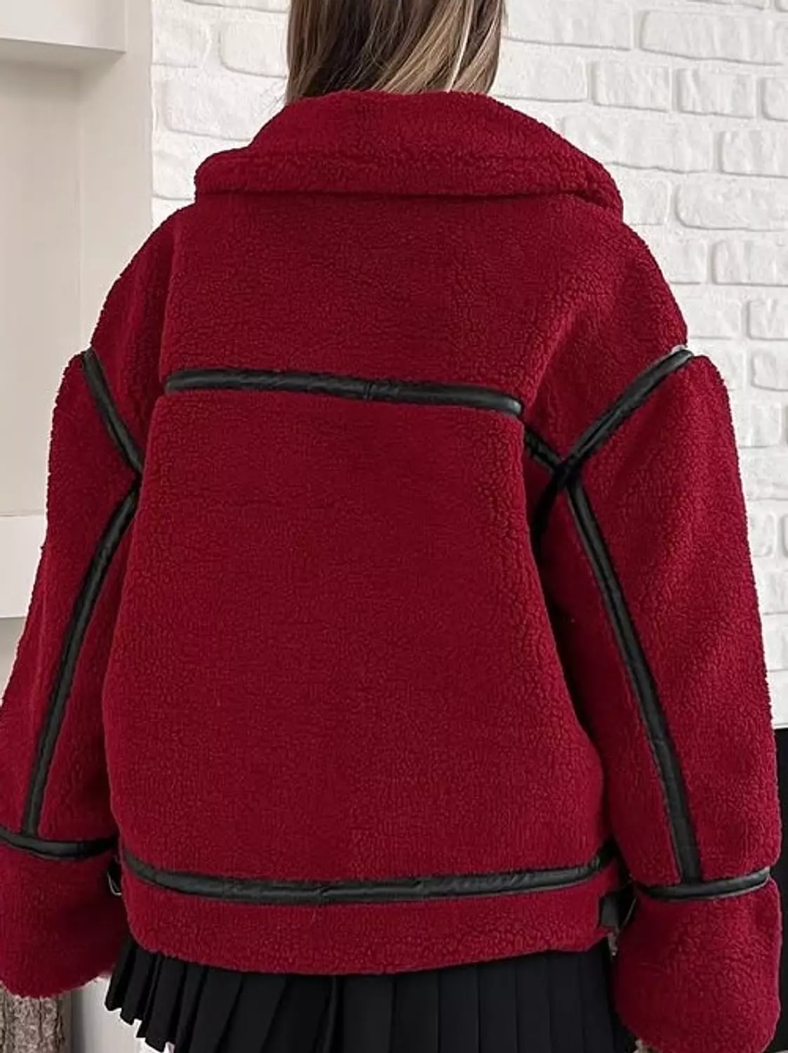 Teddy Faux Shearling Jacket 5