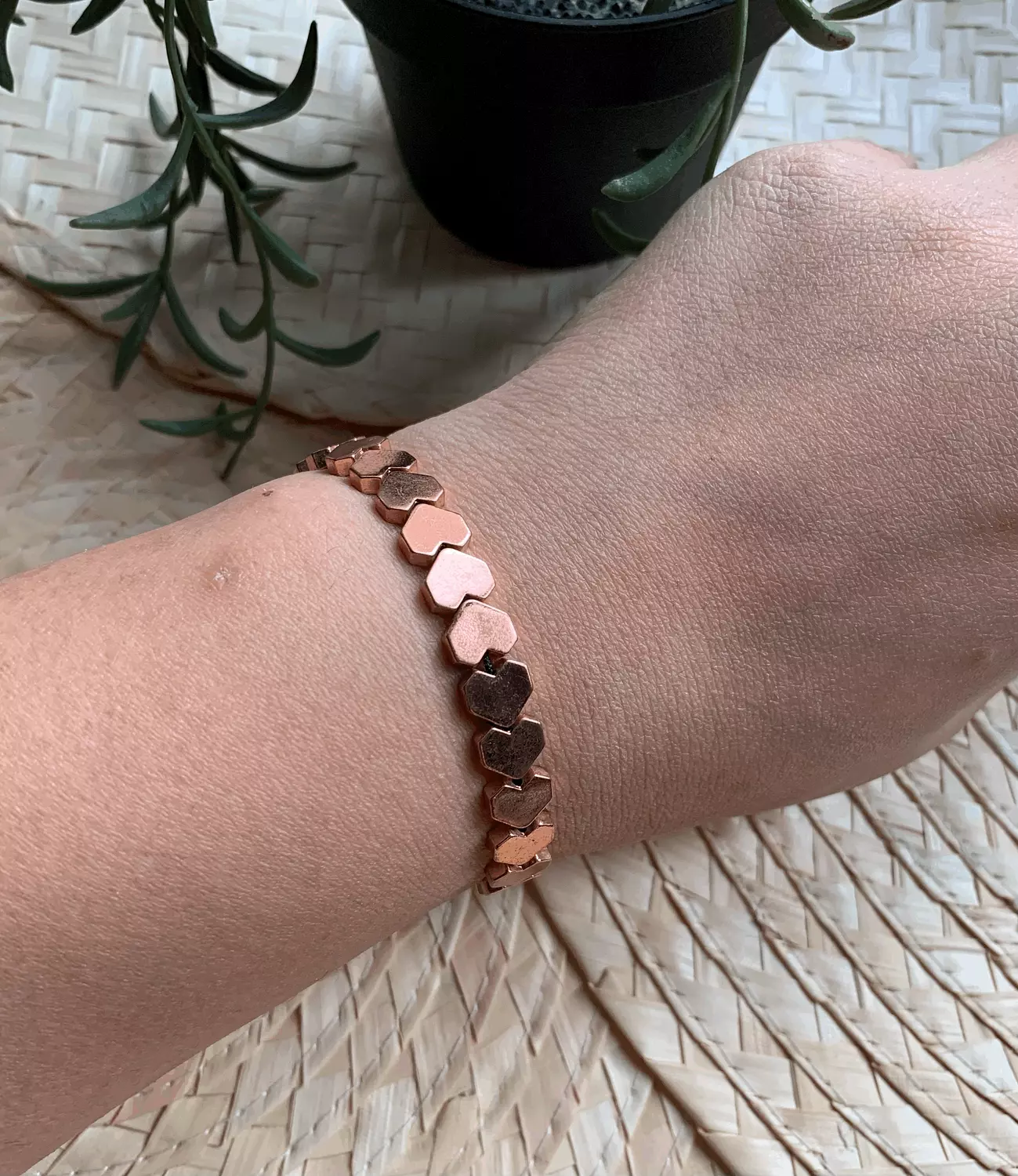 Hematite Rose Gold Bracelet ( Stock ) image