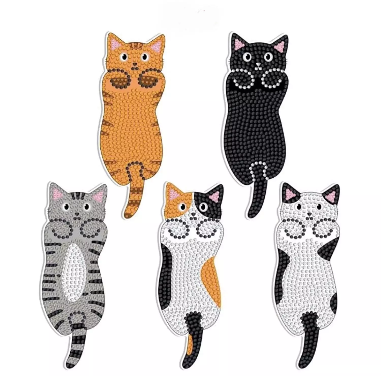 Diamond Painting Bookmarks- Cats image