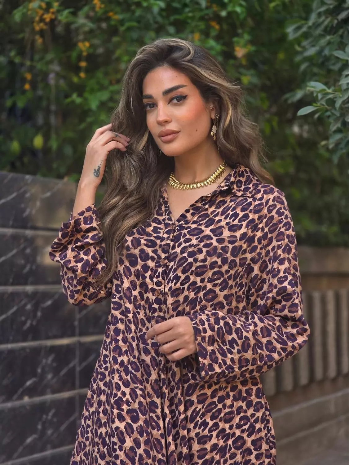 Leopard maxi dress 🐆 image