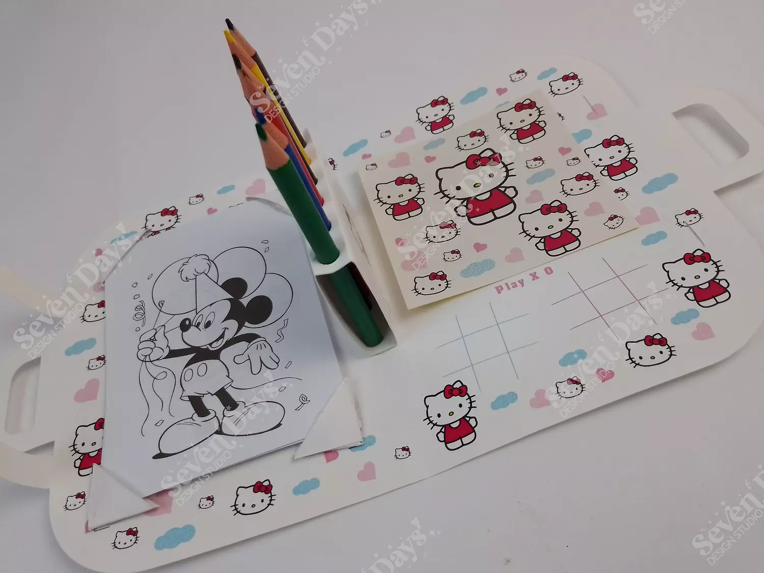 Hello Kitty Coloring Set | Seven Days Design Studio