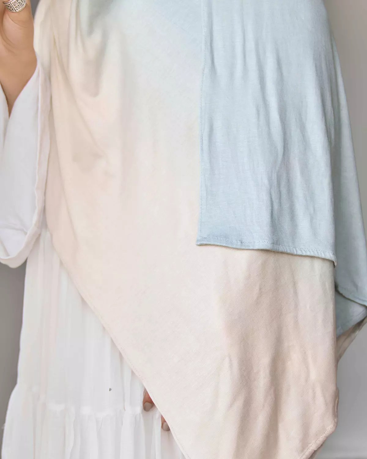 Baby blue & Beige Ombre Jell 2