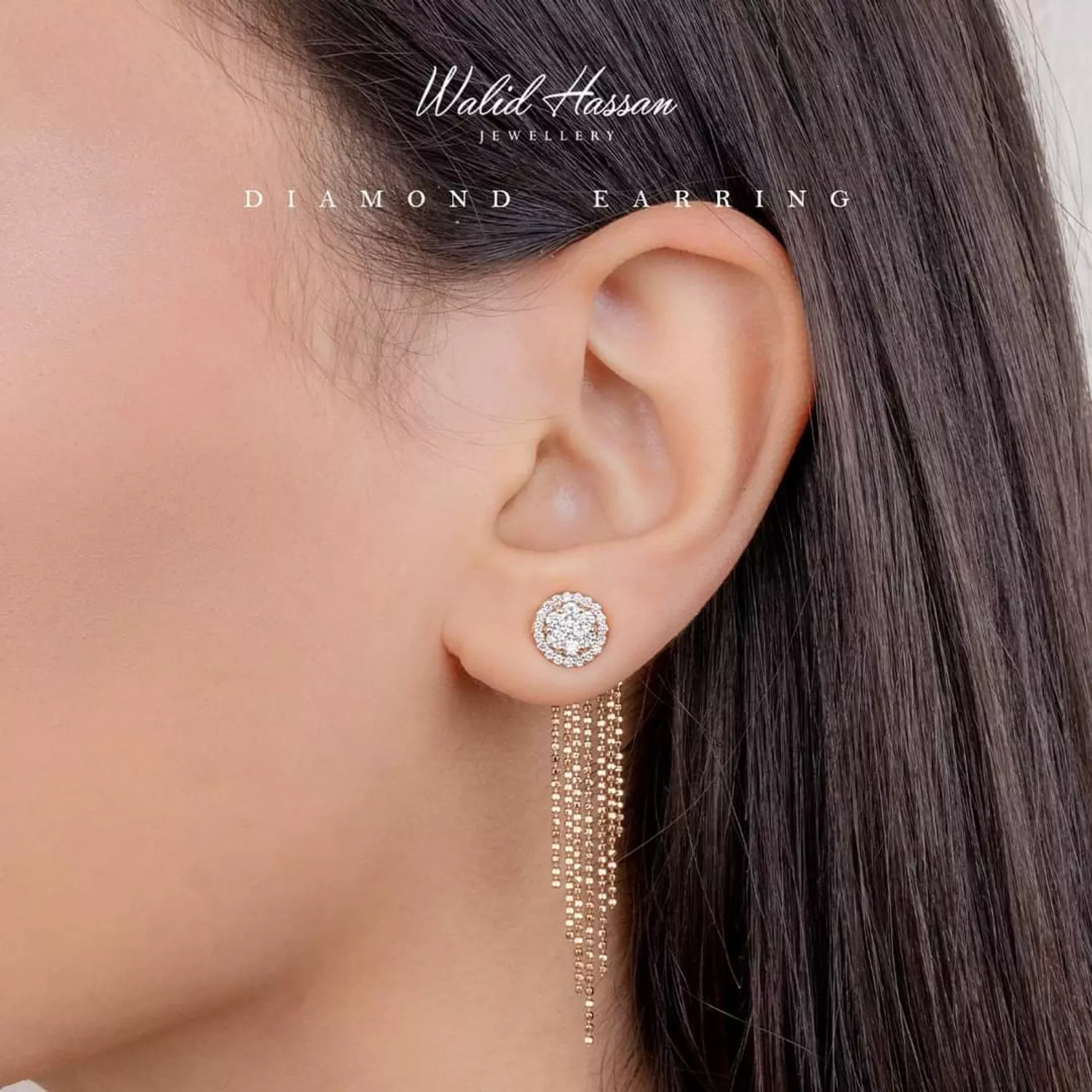 diamond earring 859