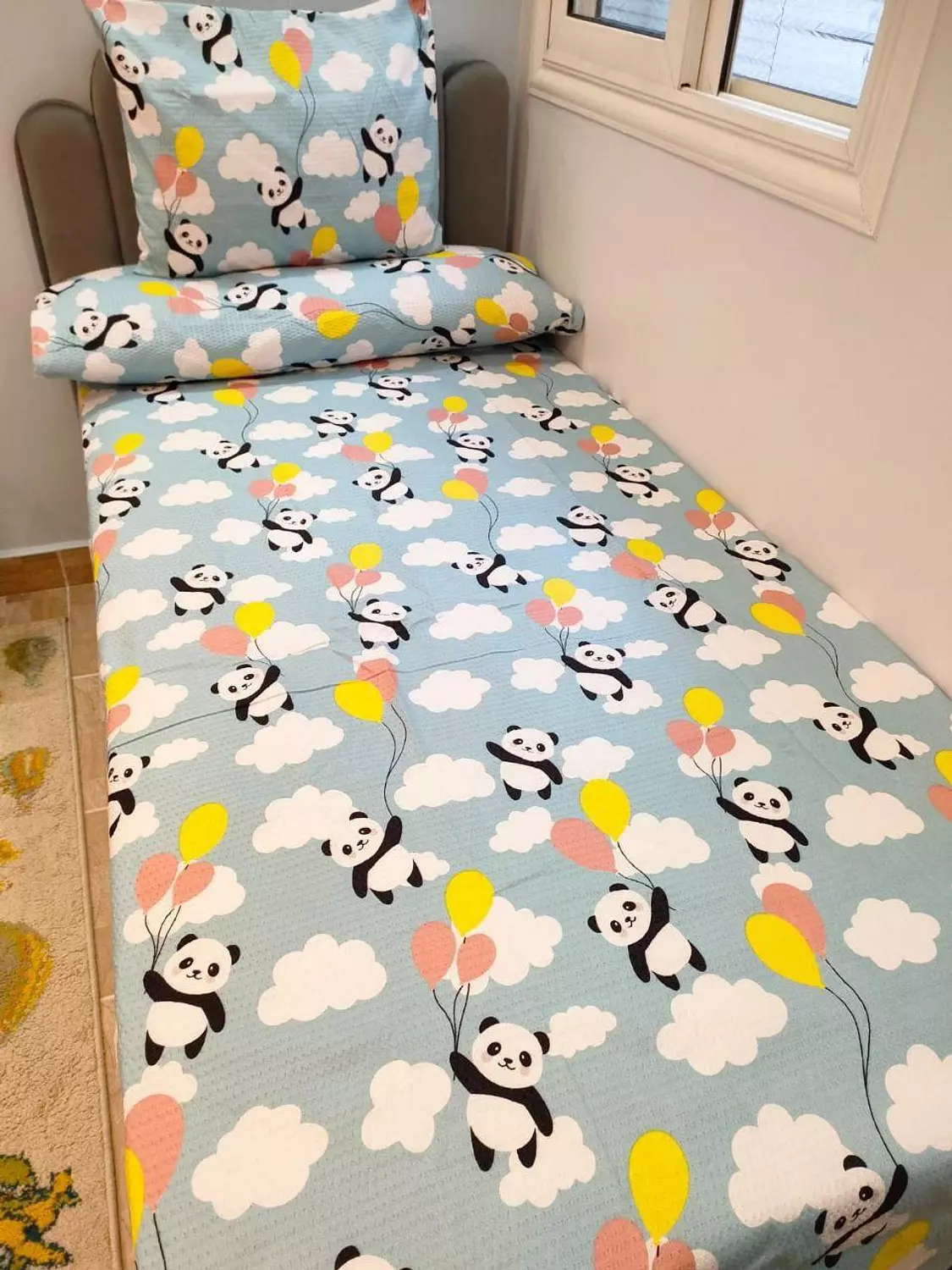 Panda children's bedding set hover image