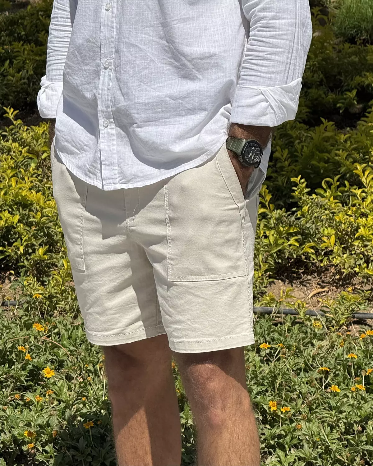 Gabardine Shorts