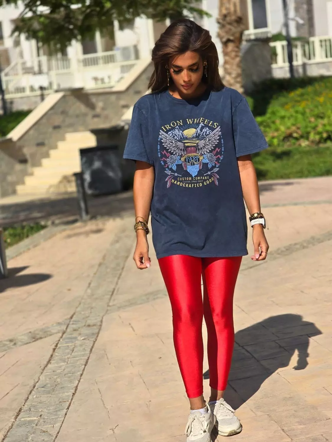 Plus Size Metallic leggings 11