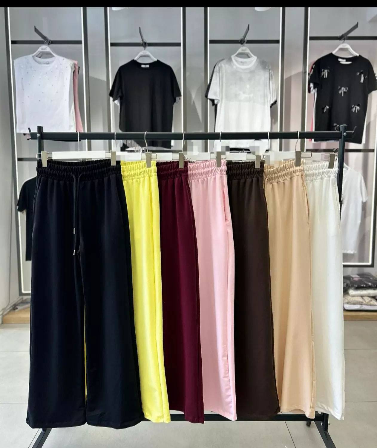 Brown cotton sweatpants  hover image