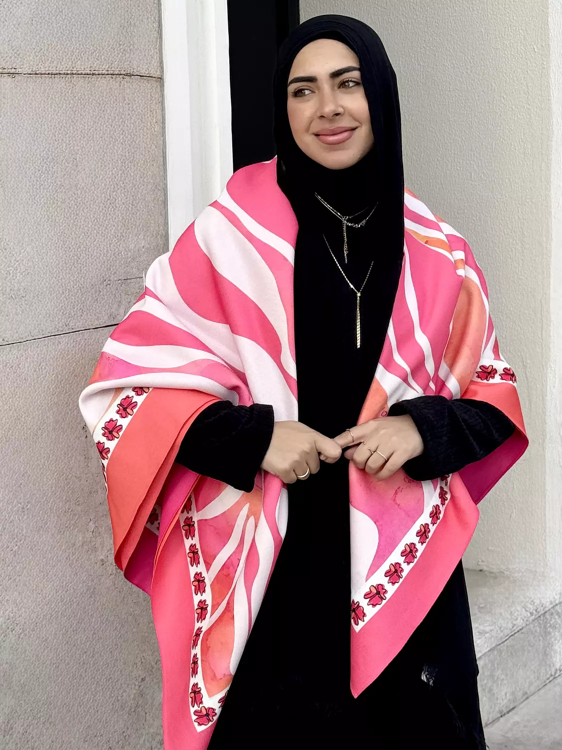 Pink&orange Waves image