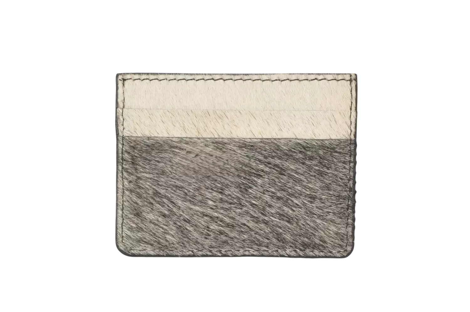 Grey Cowhide Cardholder  image