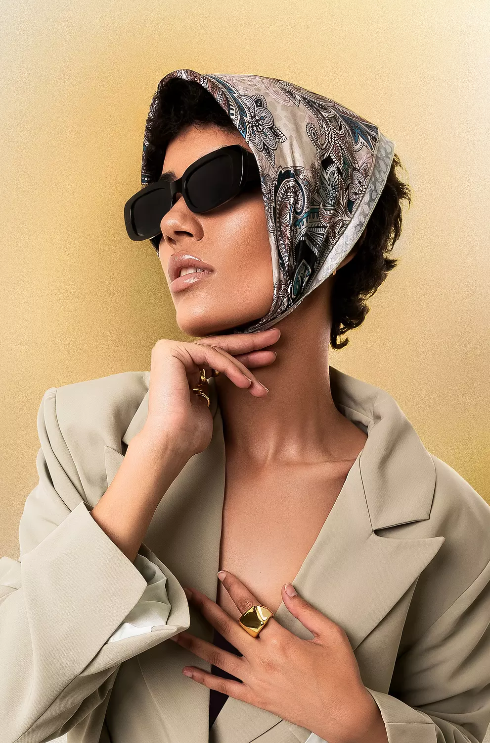 <p>Easy Mint Oversized Blazer - with a matching gift scarf </p>