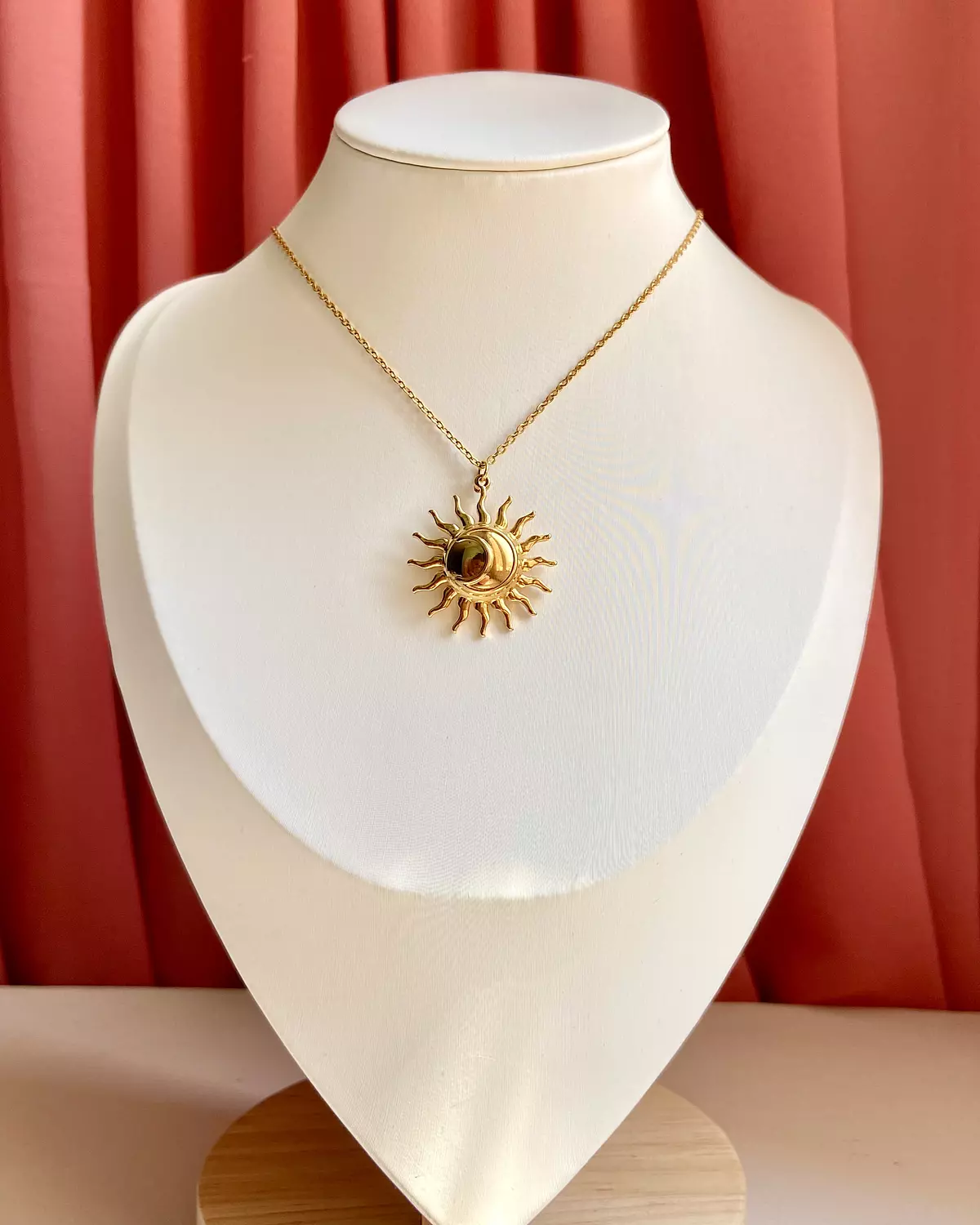 Stainless steel Sun necklace ☀️ image