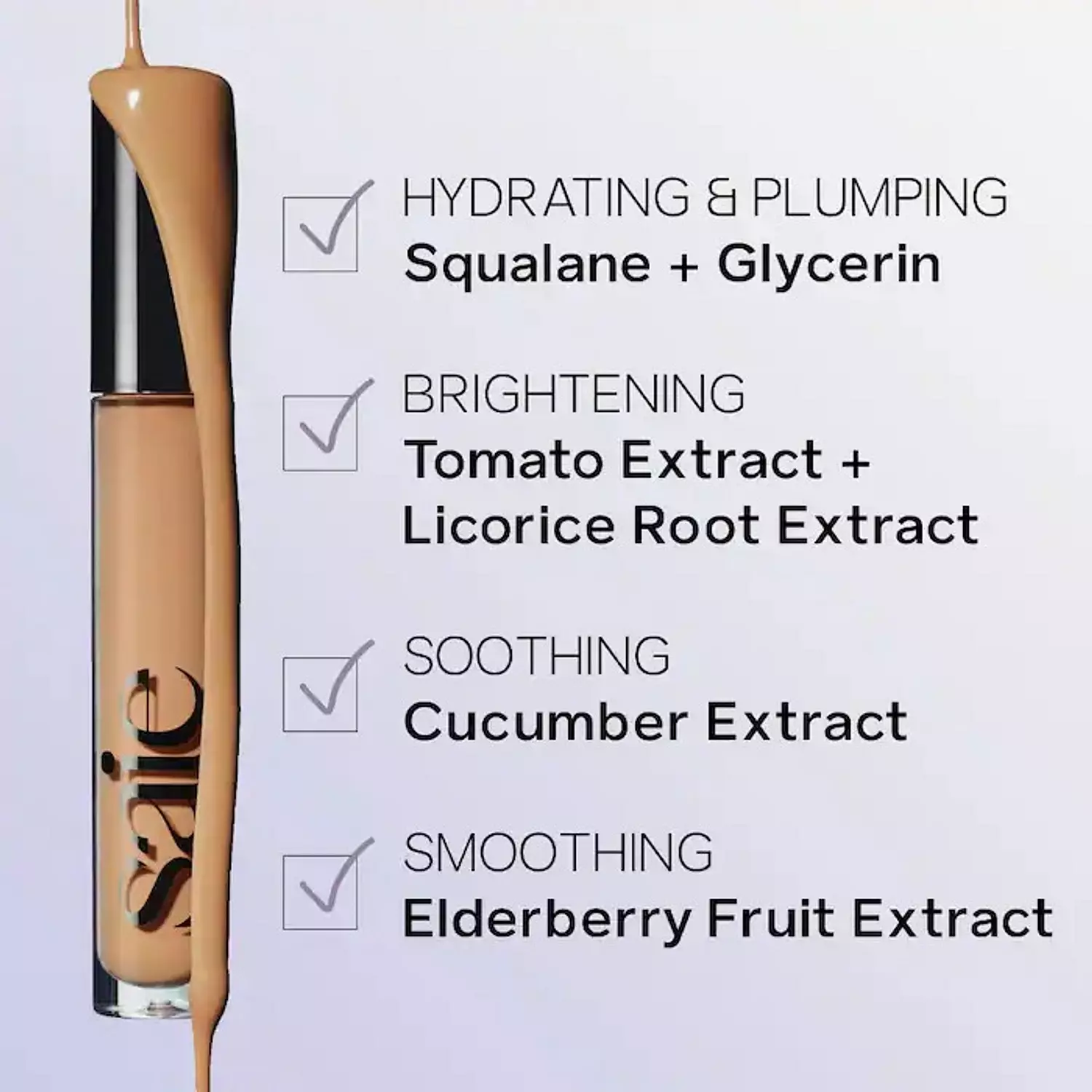 Saie  Hydrabeam Hydrating & Concealing Under Eye Brightener with Cucumber Extract 4