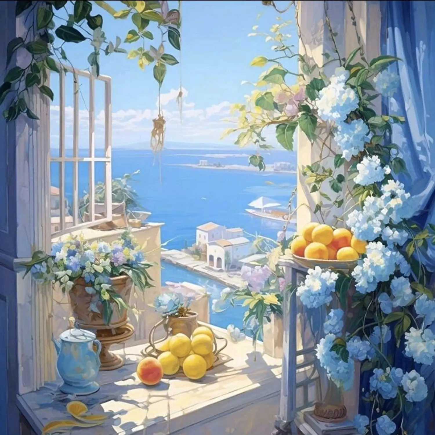 Diamond Painting- Lemon Window image